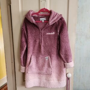 Avalanche Women's Two-Tone Pink Fleece Hoodie